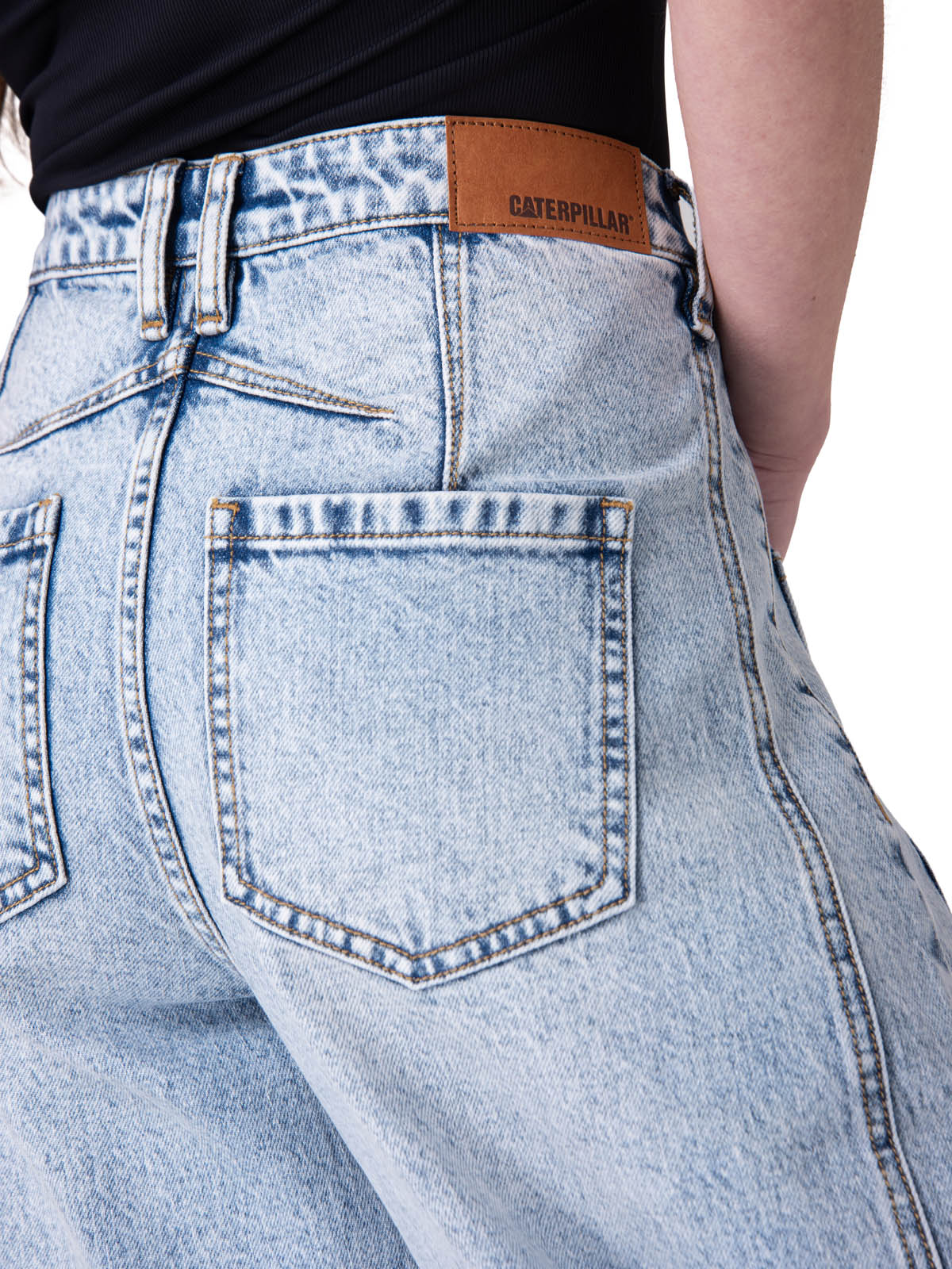 Jeans Mujer Barrel Leg Jean Celeste