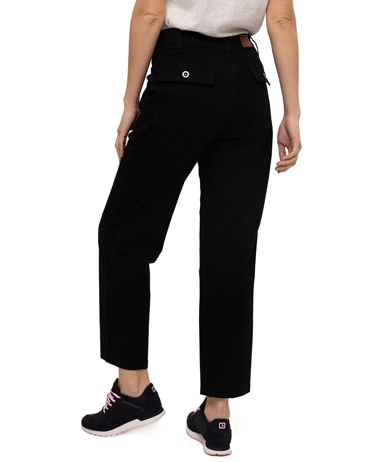 Pantalon Casual Mujer Operation Freeze Button Fly Slim Bottom Negro Cat