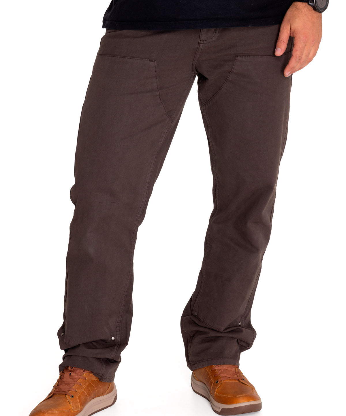 Pantalon Casual Hombre Heritage Uniform Double Front Pant Negro Cat