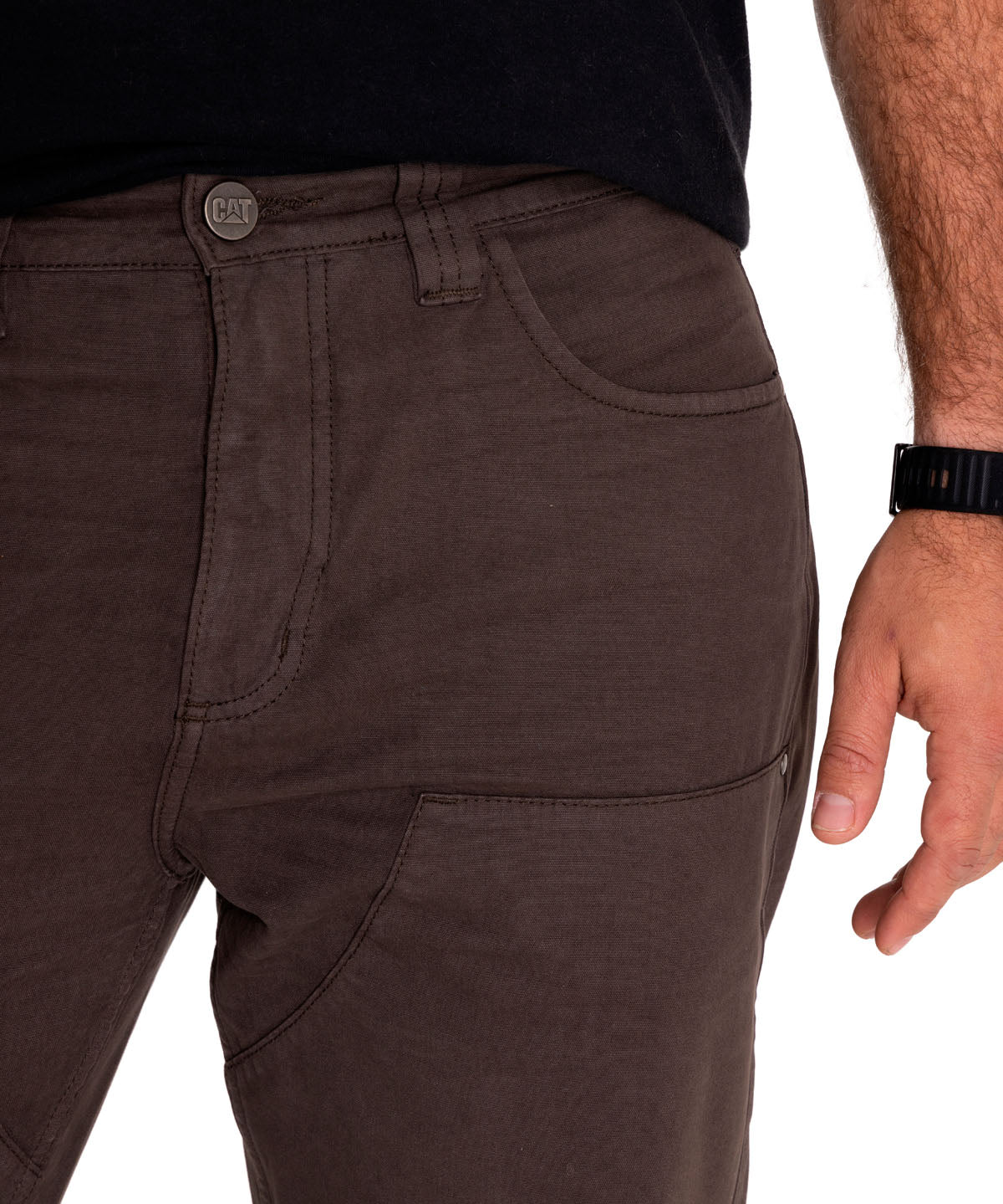 Pantalon Casual Hombre Heritage Uniform Double Front Pant Negro Cat