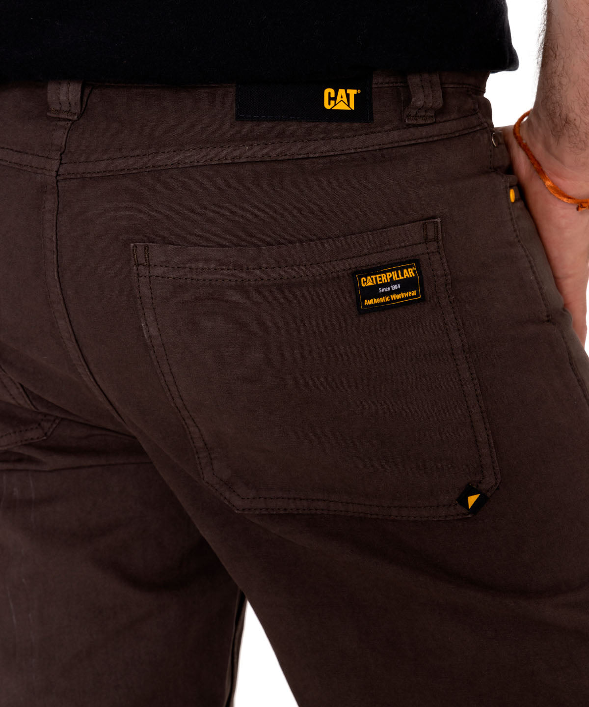 Pantalon Casual Hombre Heritage Uniform Double Front Pant Negro Cat