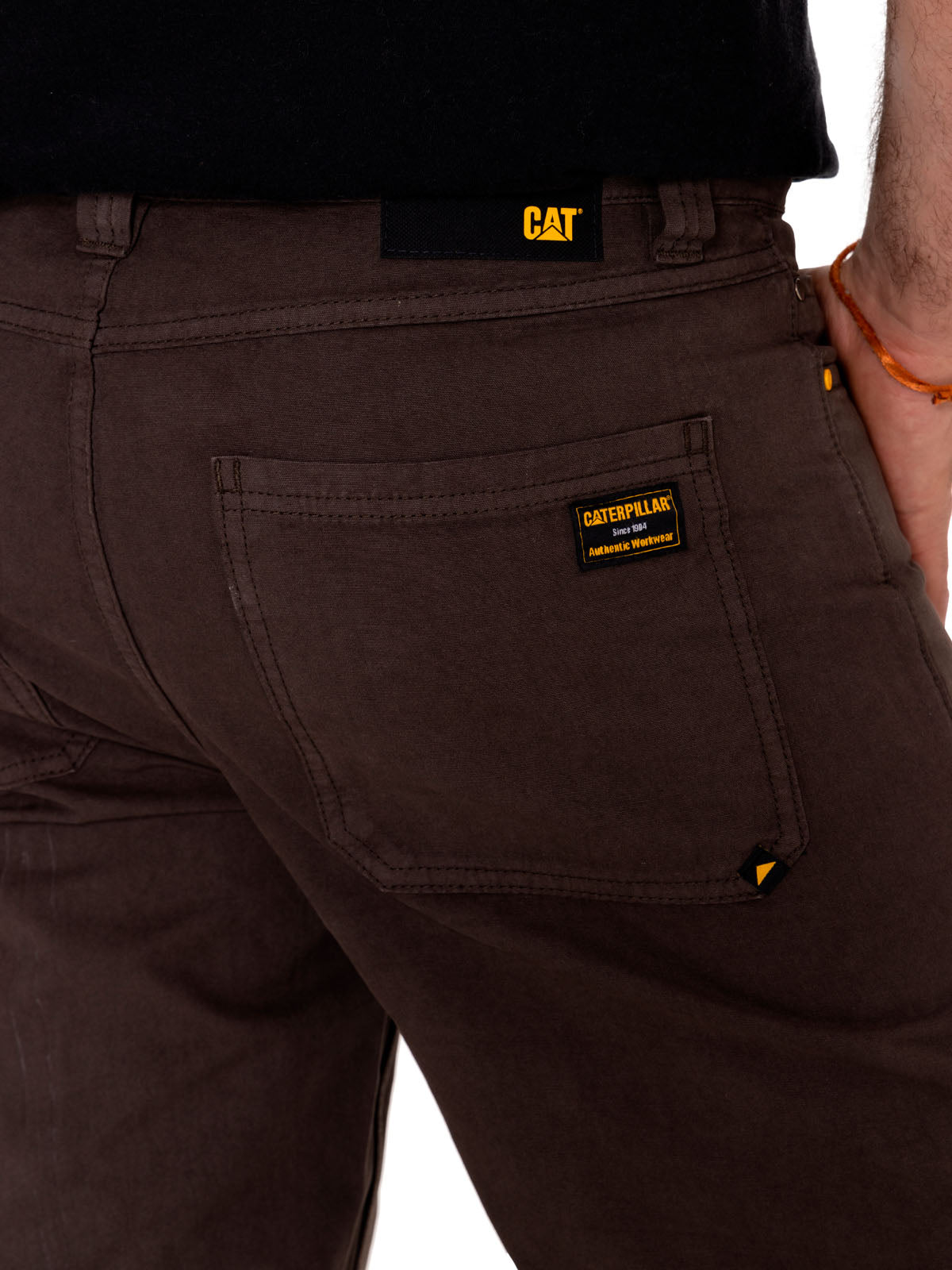 Pantalon Casual Hombre Heritage Uniform Double Front Pant Negro Cat