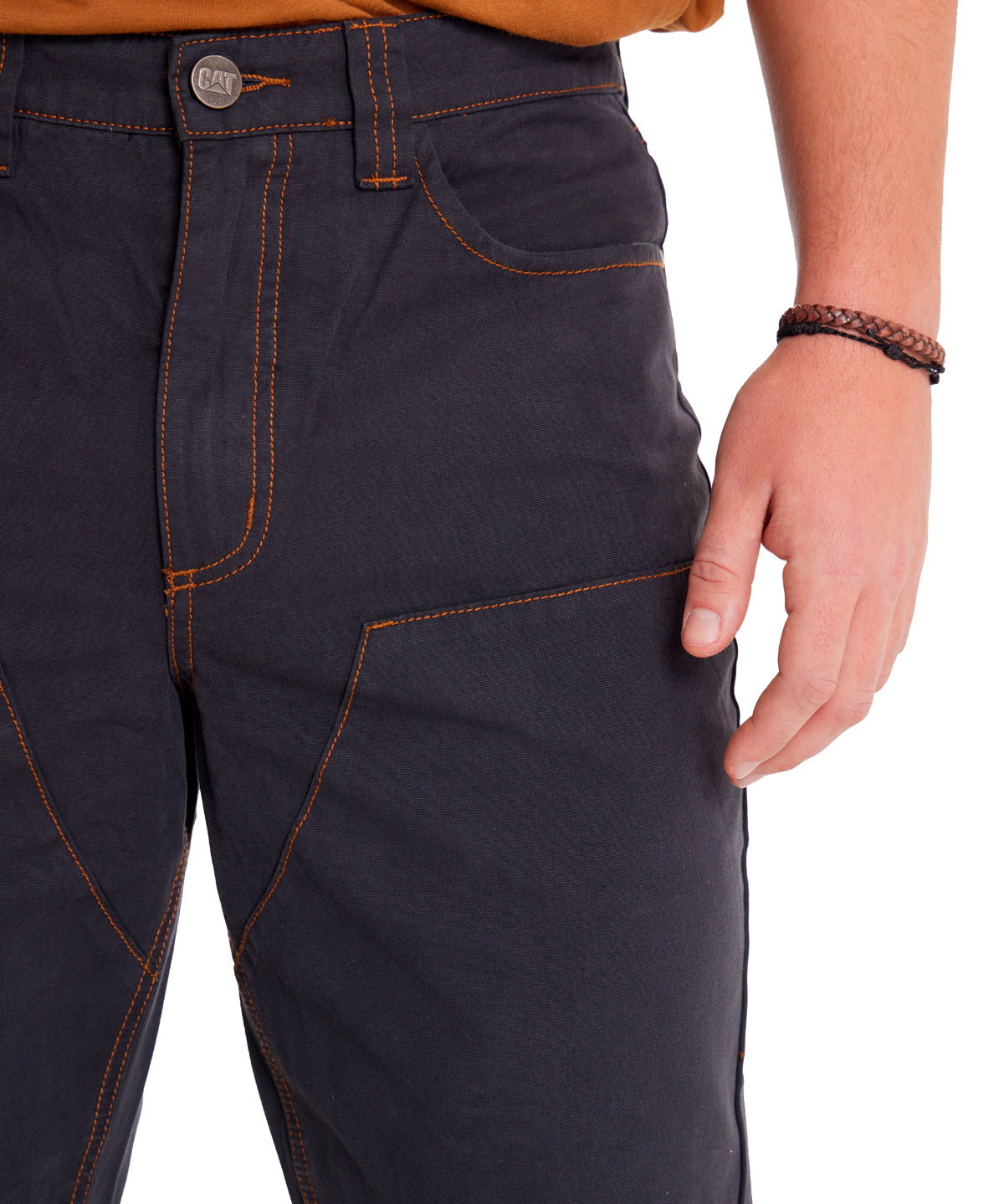 Pantalón Casual Hombre HERITAGE UNIFORM DOUBLE FRONT PANT Negro CAT