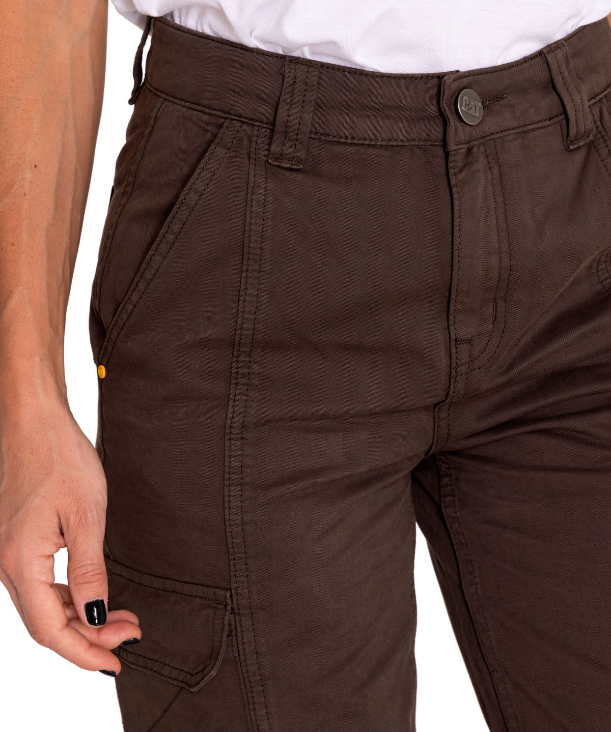 Pantalon Casual Mujer Heritage Uniform High-Rise Cargo Pant Negro Cat