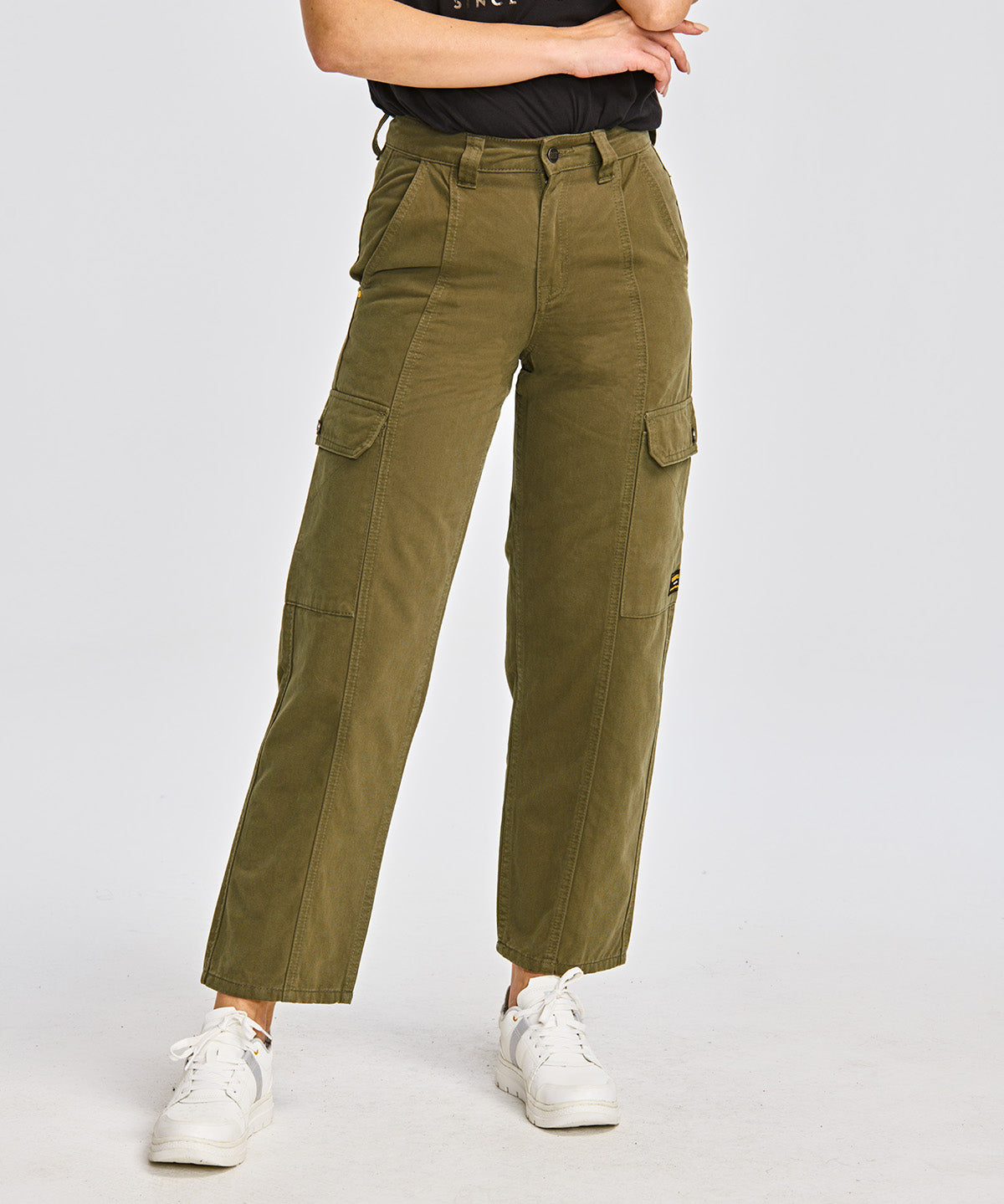 Pantalón Casual Mujer HERITAGE UNIFORM HIGH-RISE CARGO PANT Verde CAT