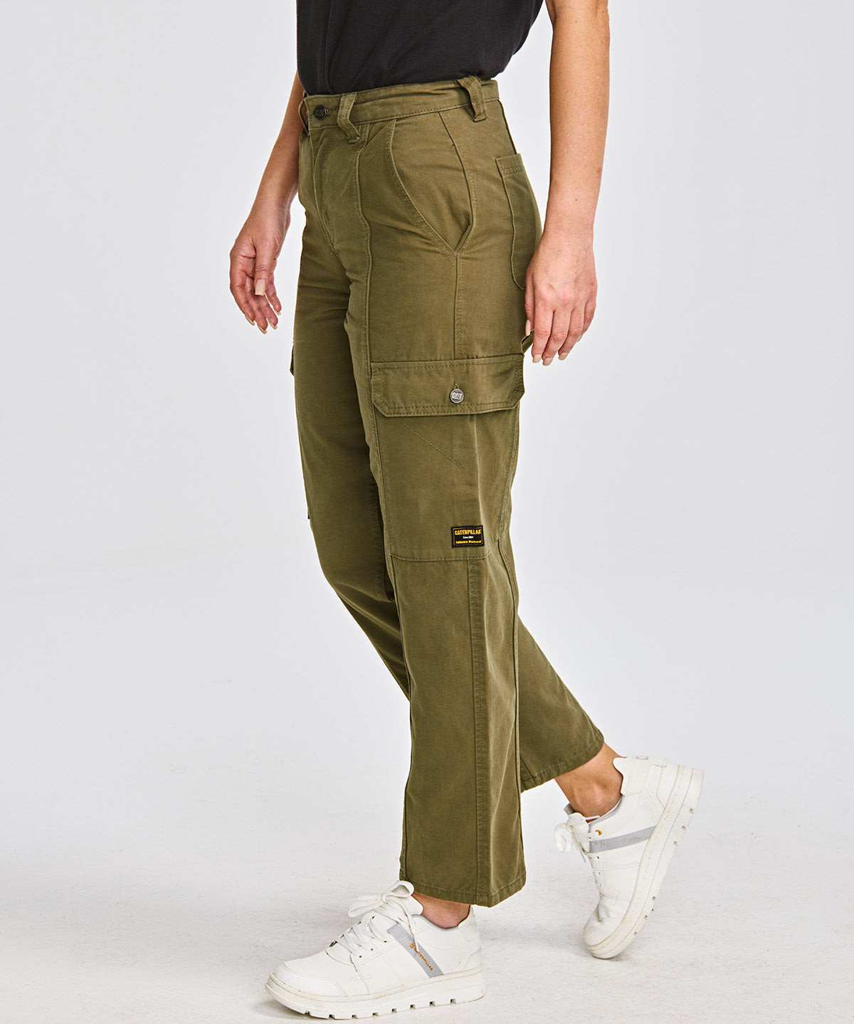 Pantalón Casual Mujer HERITAGE UNIFORM HIGH-RISE CARGO PANT Verde CAT