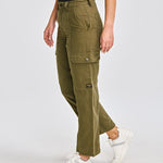 Pantalón Casual Mujer HERITAGE UNIFORM HIGH-RISE CARGO PANT Verde CAT