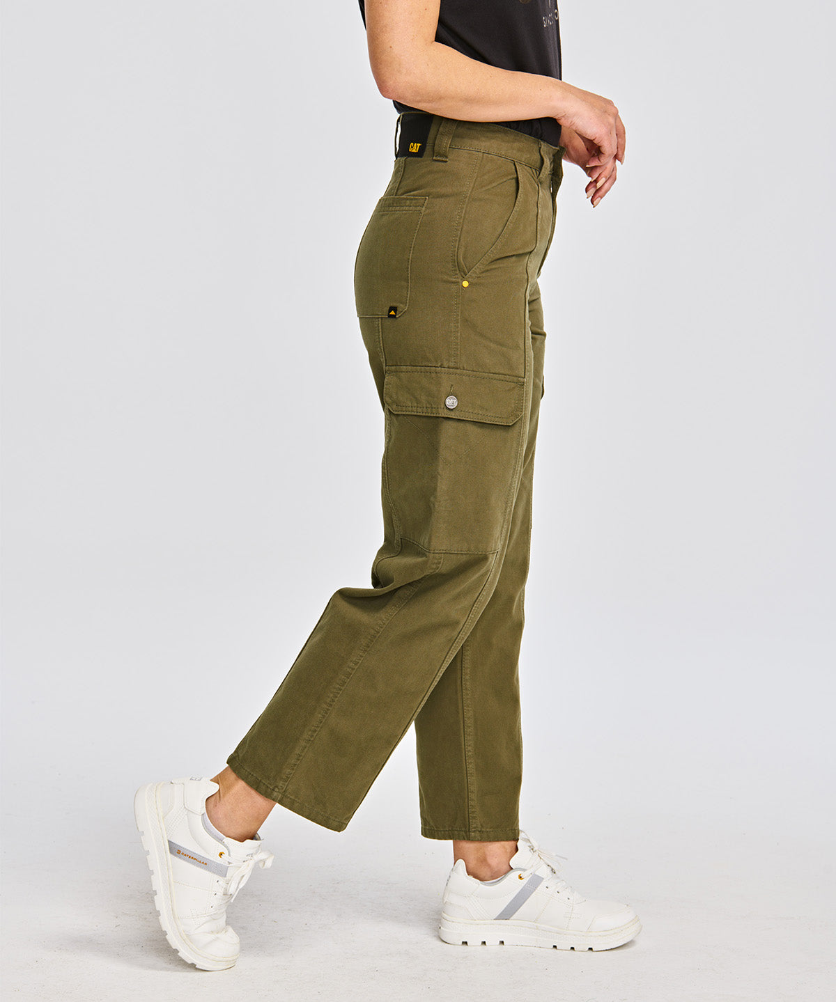 Pantalón Casual Mujer HERITAGE UNIFORM HIGH-RISE CARGO PANT Verde CAT