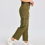 Pantalón Casual Mujer HERITAGE UNIFORM HIGH-RISE CARGO PANT Verde CAT