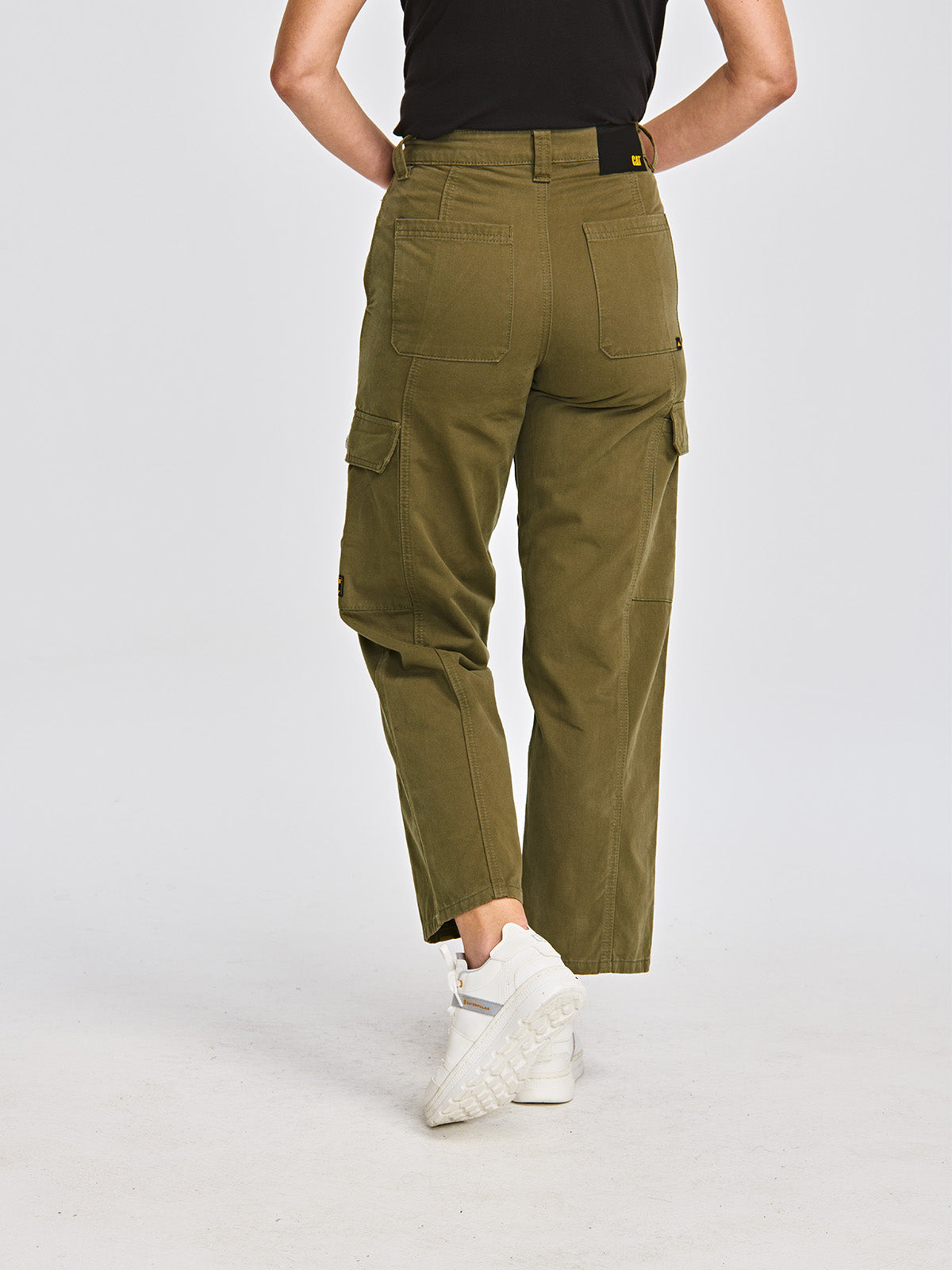 Pantalón Casual Mujer HERITAGE UNIFORM HIGH-RISE CARGO PANT Verde CAT