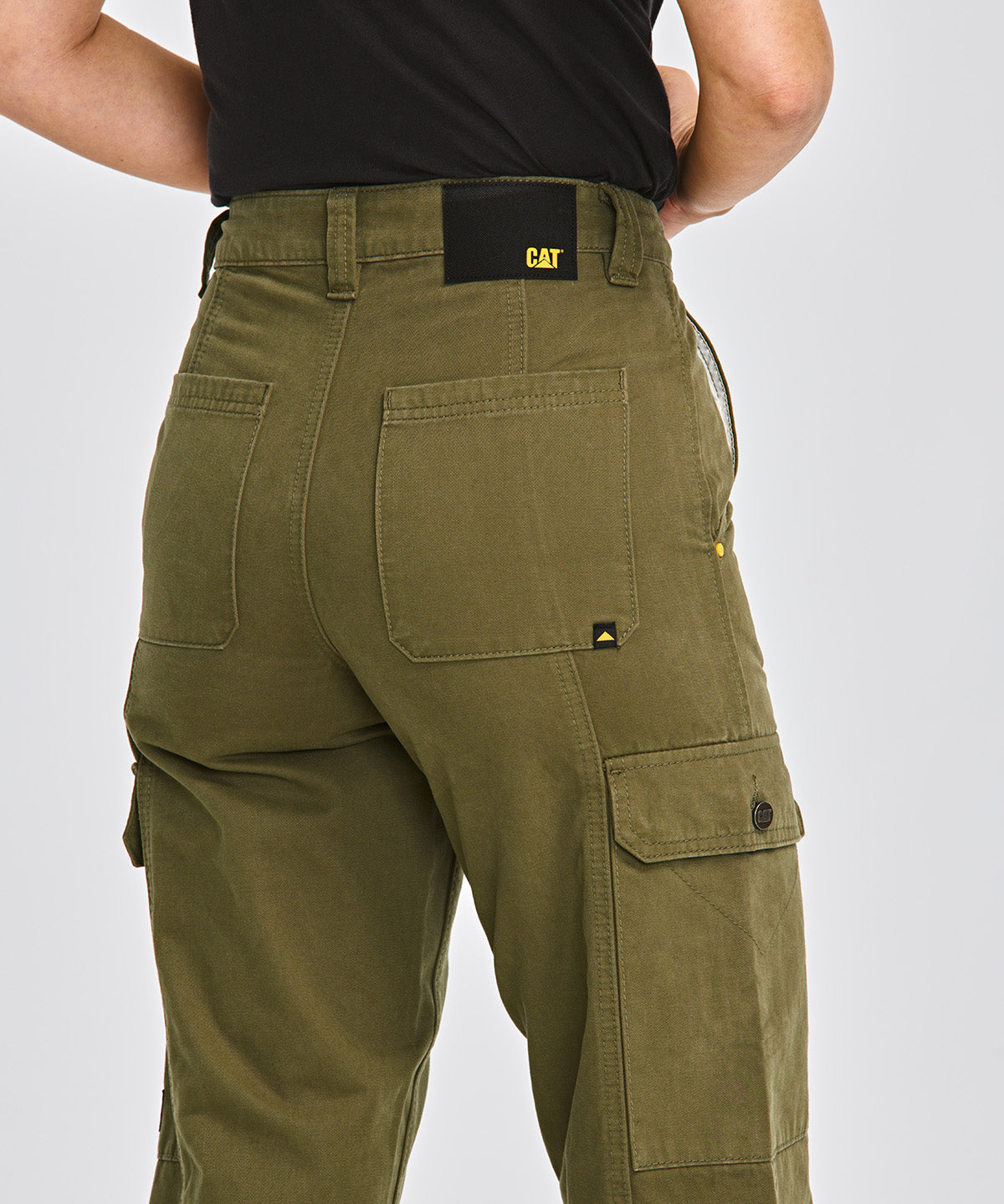 Pantalón Casual Mujer HERITAGE UNIFORM HIGH-RISE CARGO PANT Verde CAT