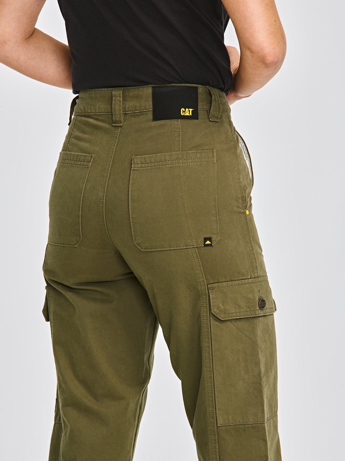 Pantalón Casual Mujer HERITAGE UNIFORM HIGH-RISE CARGO PANT Verde CAT