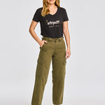 Pantalón Casual Mujer HERITAGE UNIFORM HIGH-RISE CARGO PANT Verde CAT