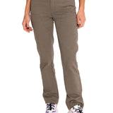 Pantalon Casual Mujer Double Front Utility Bottom Verde Cat