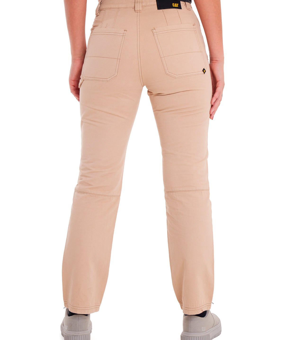 Pantalón Casual Mujer DOUBLE FRONT UTILITY BOTTOM Beige/Crudo CAT