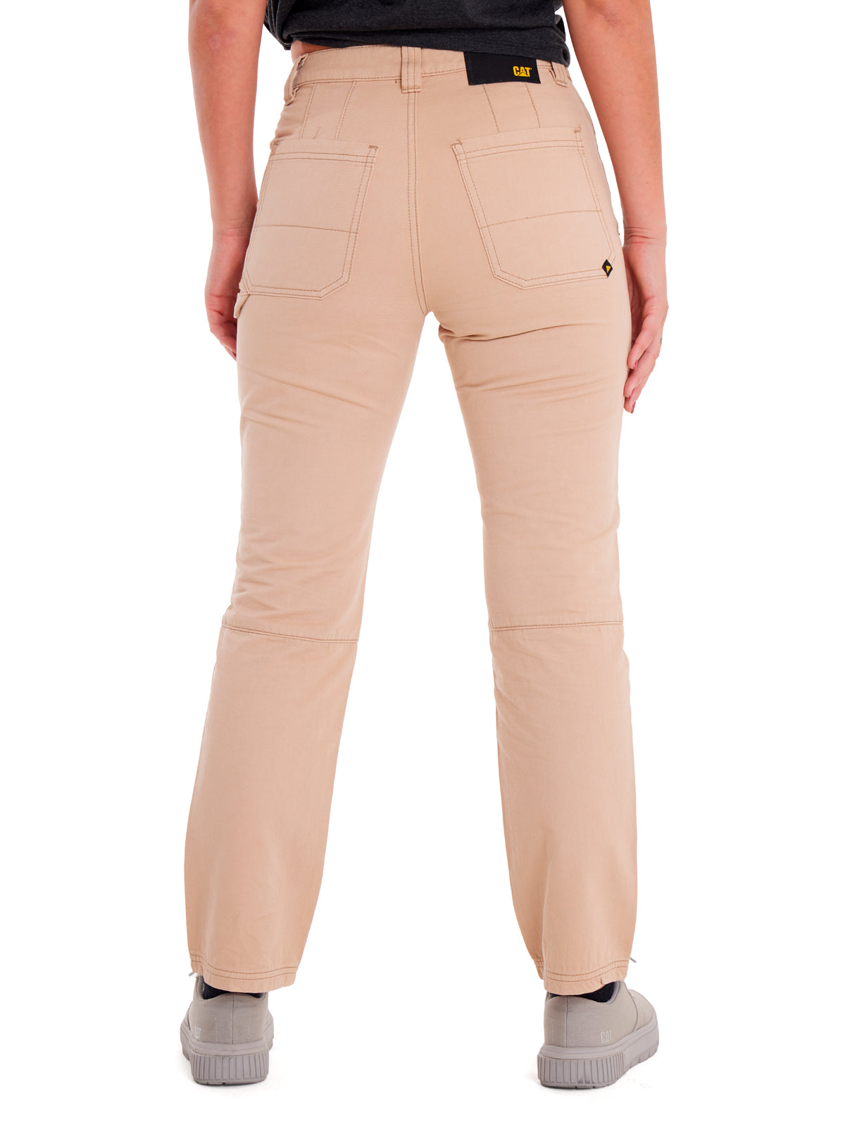 Pantalón Casual Mujer DOUBLE FRONT UTILITY BOTTOM Beige/Crudo CAT