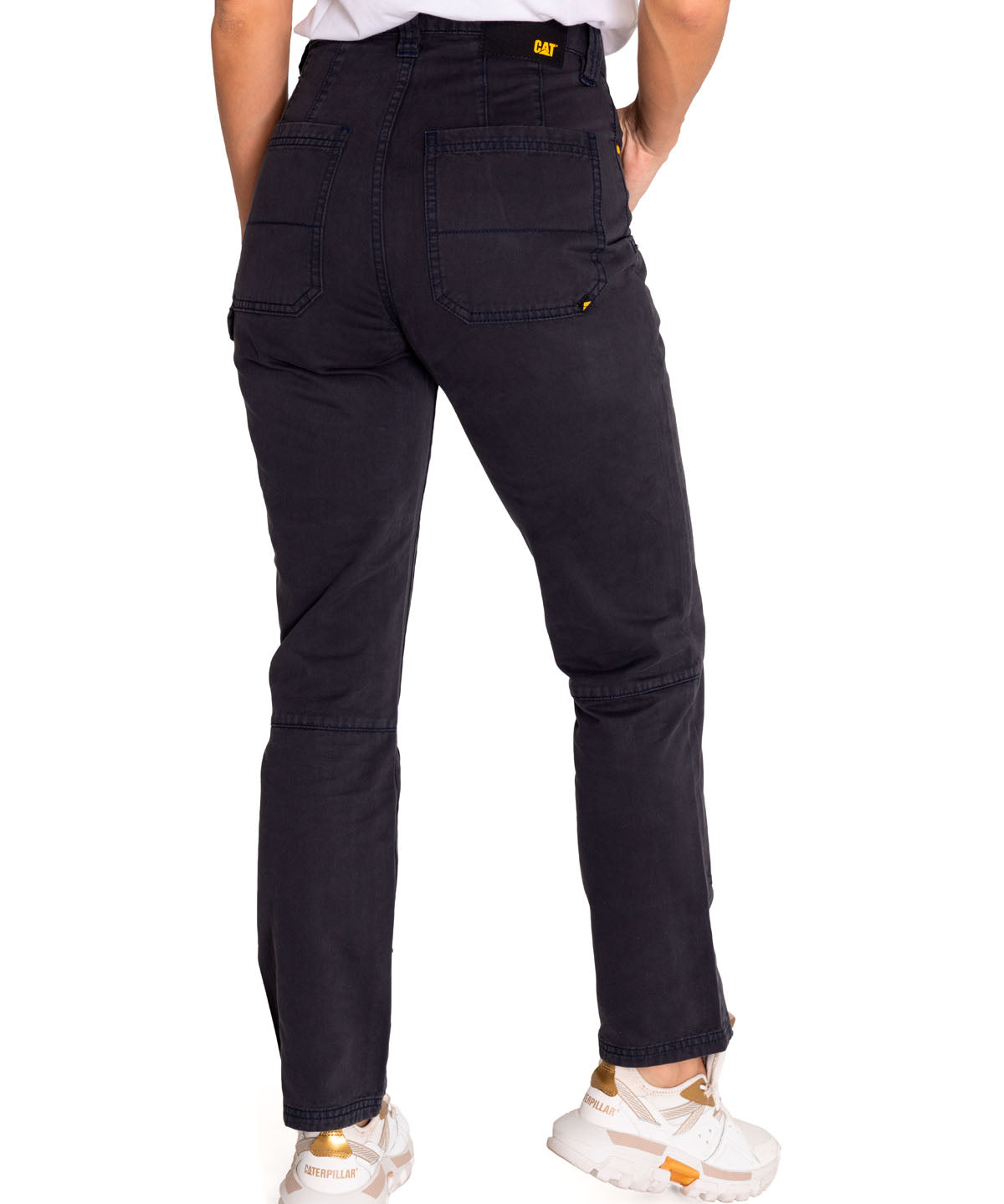 Pantalon Casual Mujer Double Front Utility Bottom Negro Cat