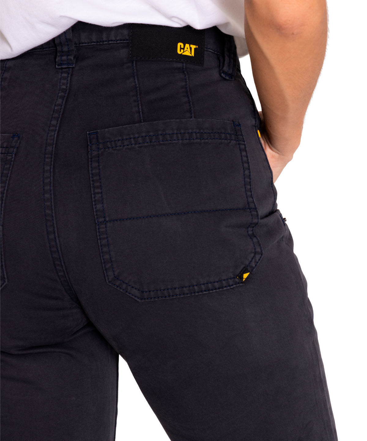 Pantalon Casual Mujer Double Front Utility Bottom Negro Cat