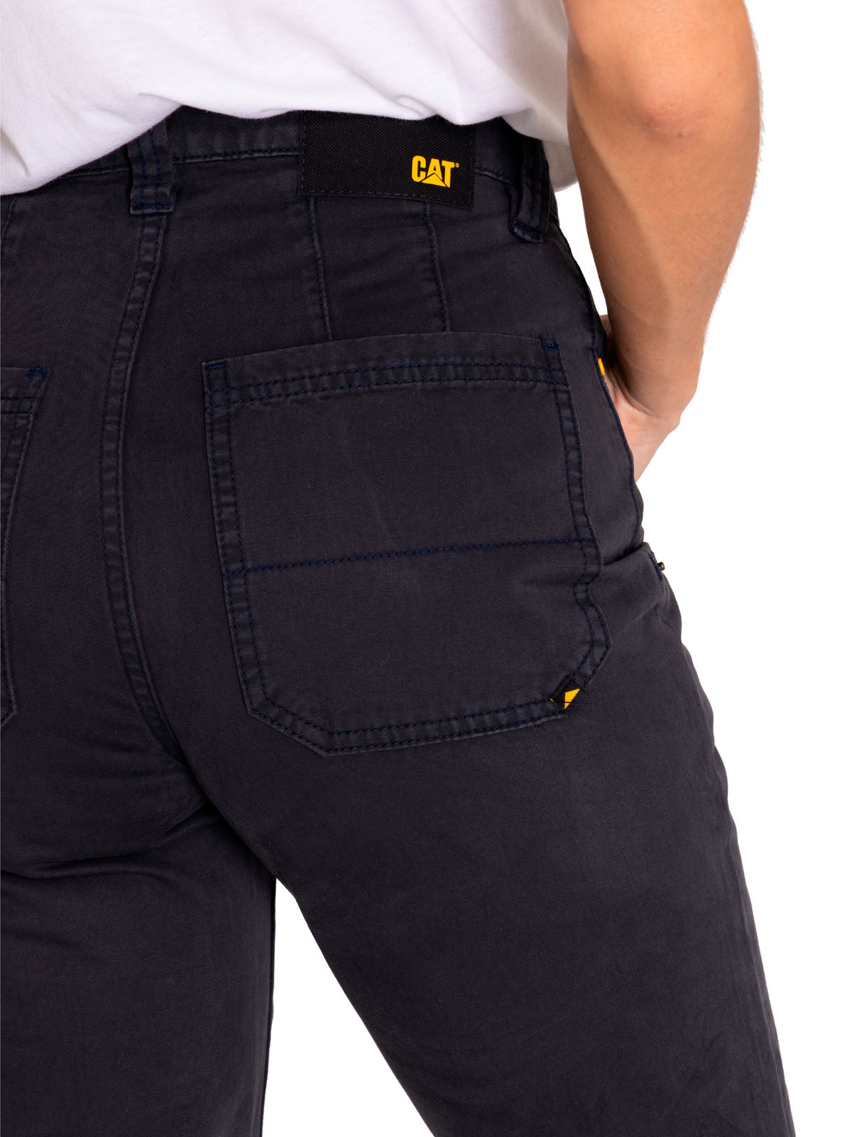 Pantalon Casual Mujer Double Front Utility Bottom Negro Cat