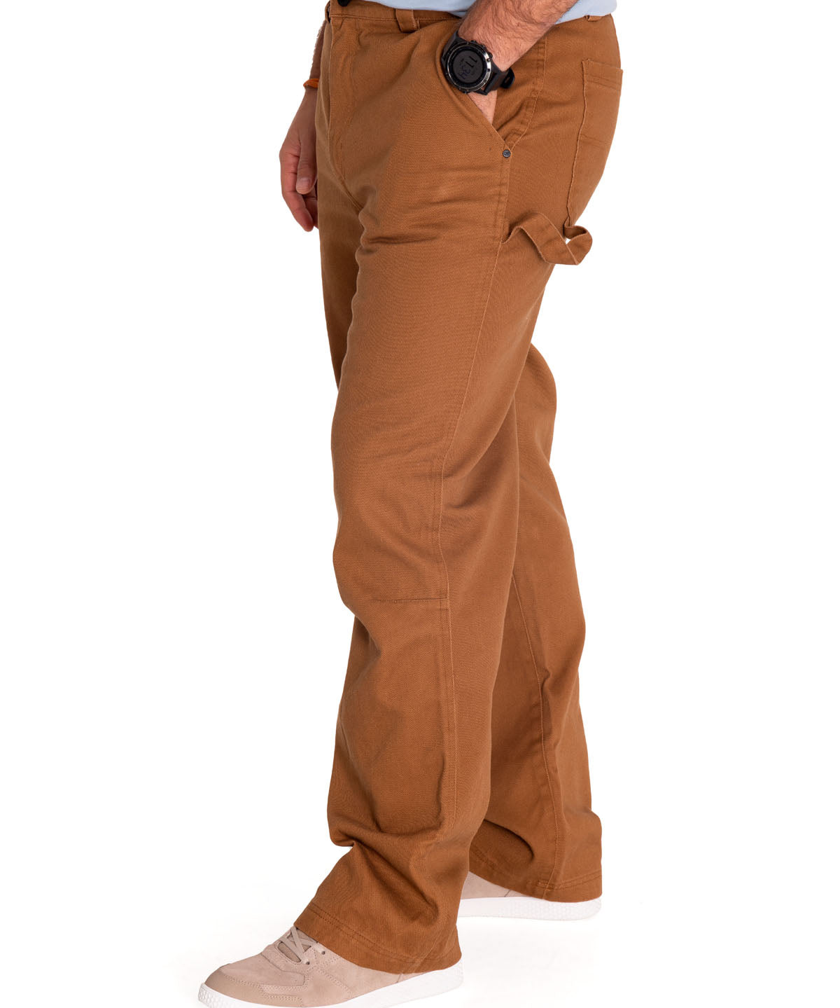 Pantalon Casual Hombre Twill Carpenter Straight Pant Café Cat