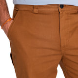 Pantalon Casual Hombre Twill Carpenter Straight Pant Café Cat