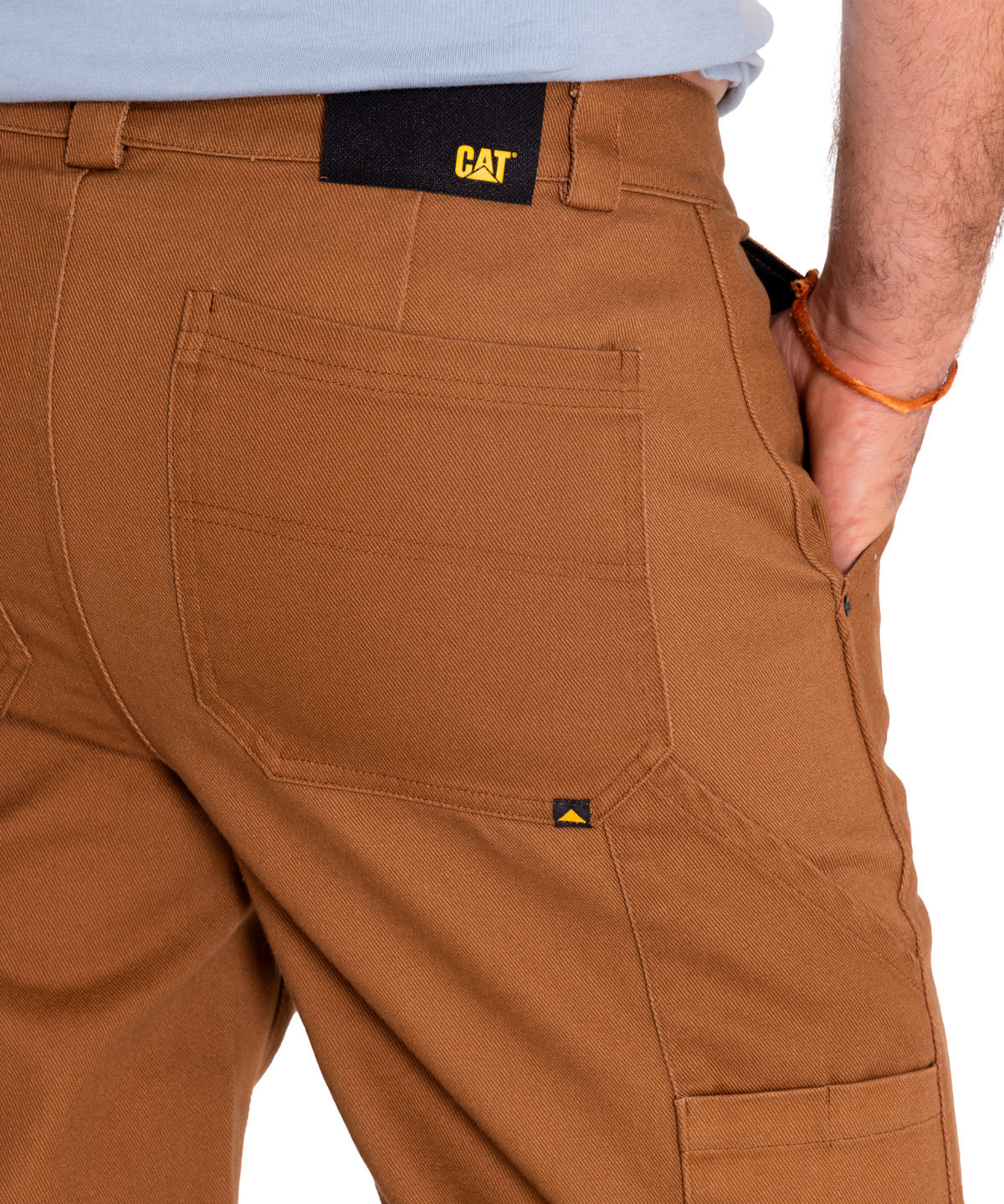 Pantalon Casual Hombre Twill Carpenter Straight Pant Café Cat