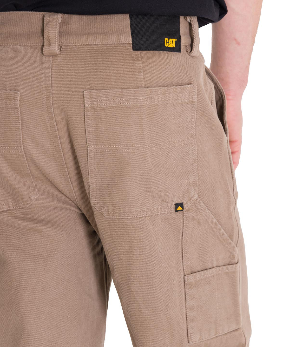 Pantalón Straight Hombre Twill Carpenter Café Claro Cat