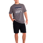 Short Casual Hombre STRETCH CANVAS UTILITY SHORT Negro CAT