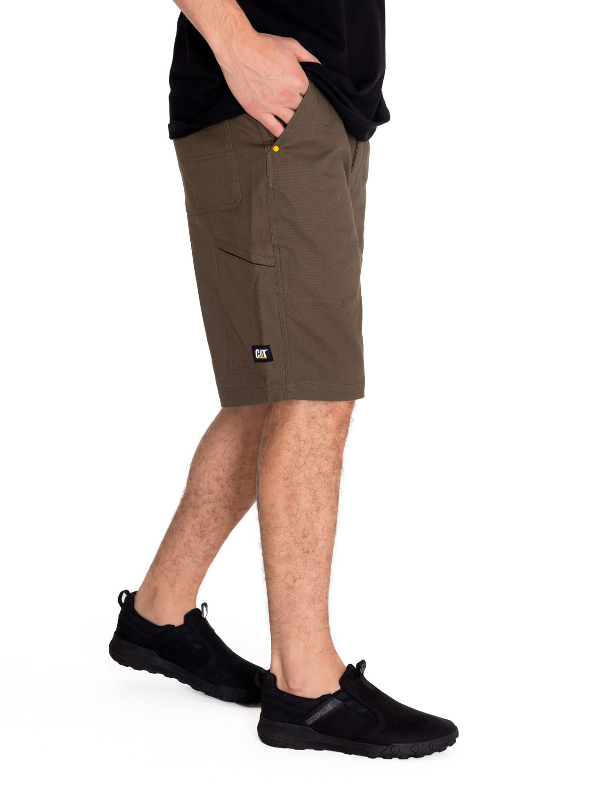 Short Casual Hombre STRETCH CANVAS UTILITY SHORT Verde CAT