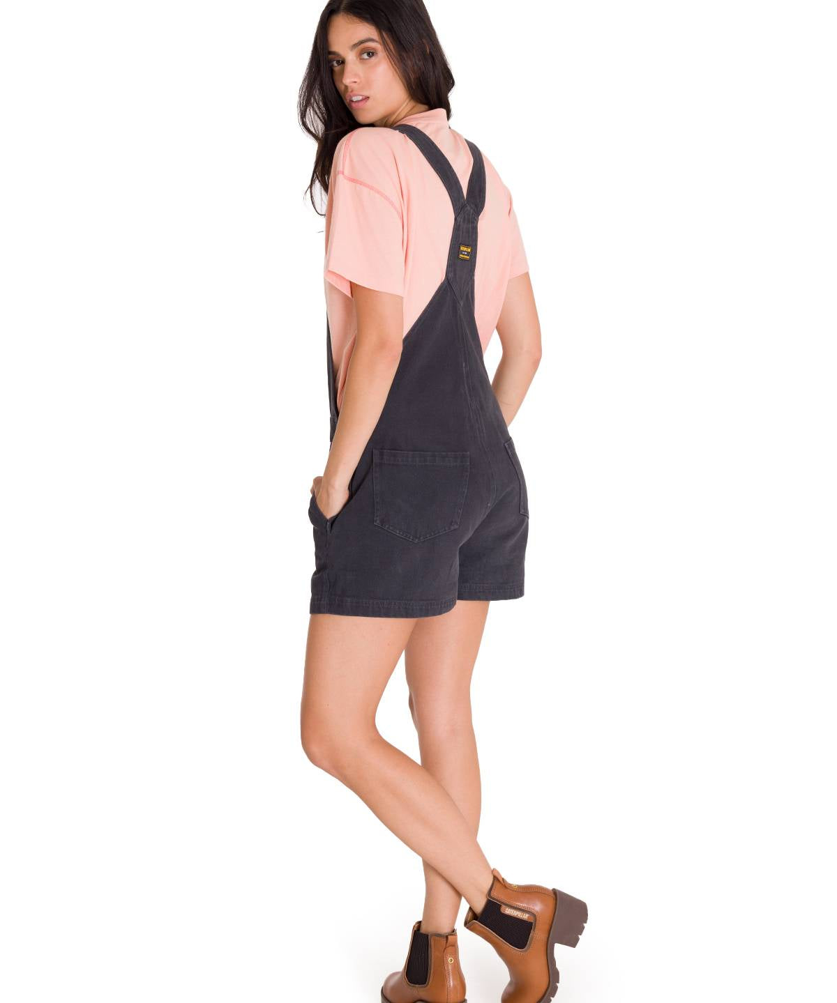 Jardinera Casual Mujer HERITAGE UNIFORM TWILL SHORTALL Negro CAT
