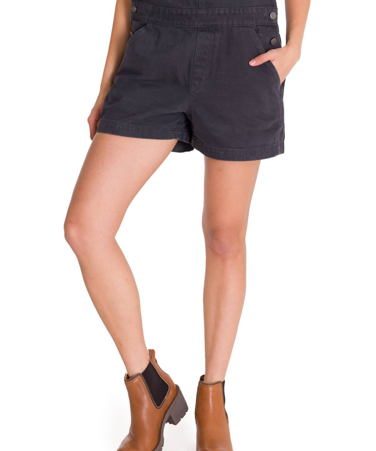 Jardinera Casual Mujer HERITAGE UNIFORM TWILL SHORTALL Negro CAT