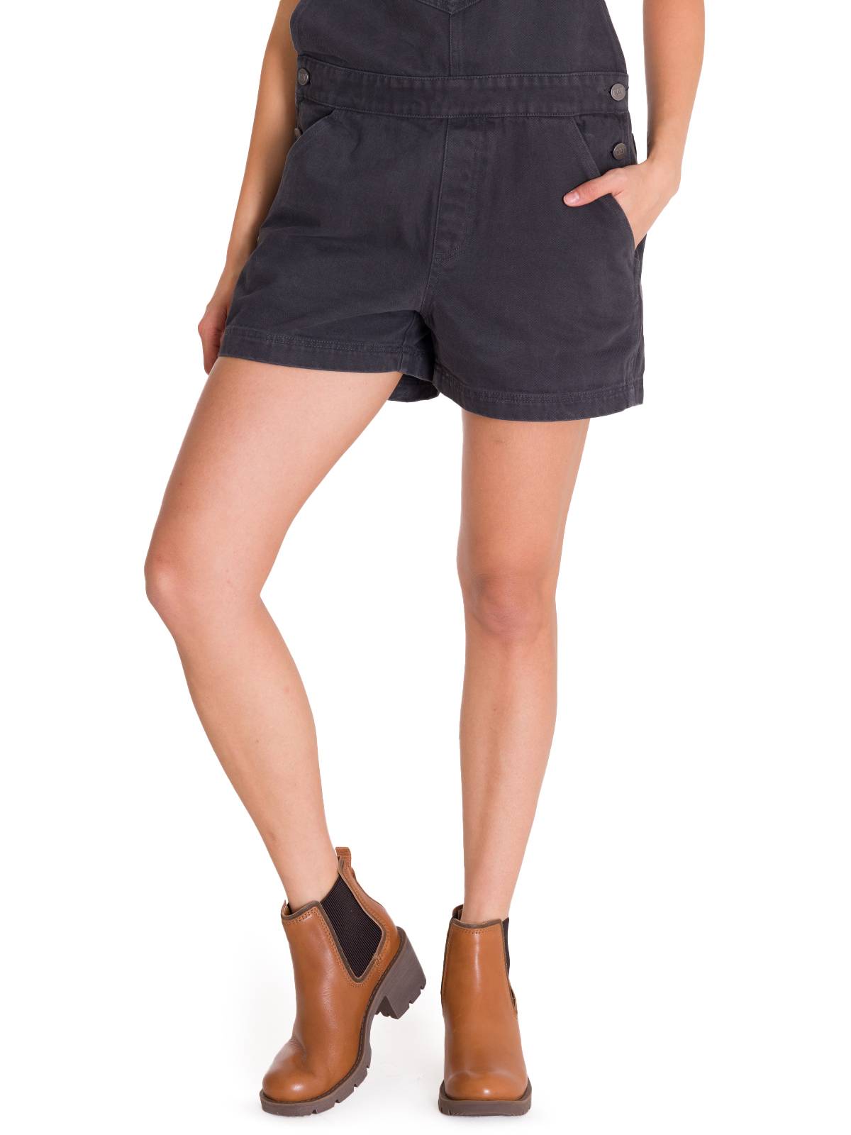 Jardinera Casual Mujer HERITAGE UNIFORM TWILL SHORTALL Negro CAT