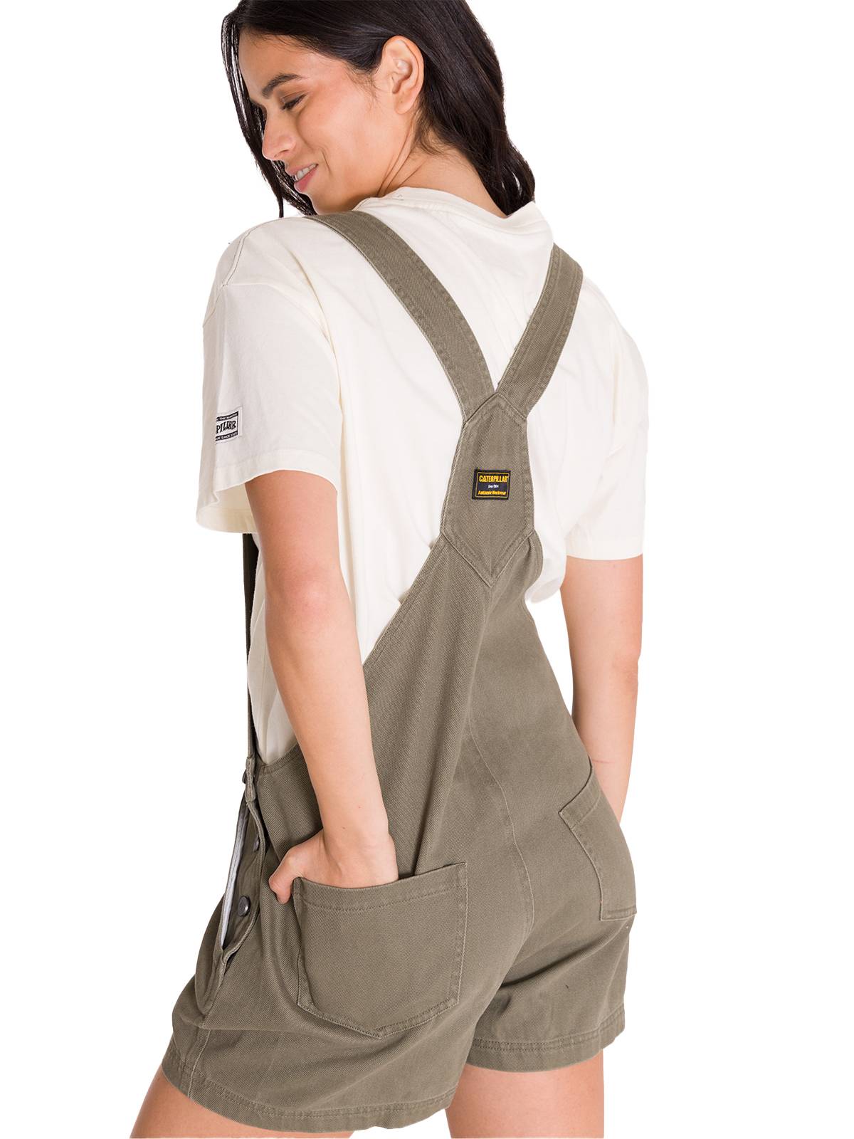 Jardinera Casual Mujer HERITAGE UNIFORM TWILL SHORTALL Verde CAT