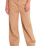 Pantalón Casual Mujer WIDE LEG STRETCH CHINO PANT Beige/Crudo CAT