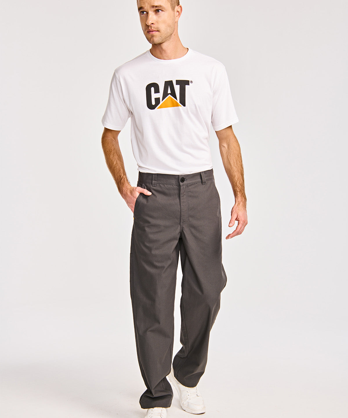 Pantalón Casual Hombre RELAXED TWILL UTILITY PANT Negro CAT