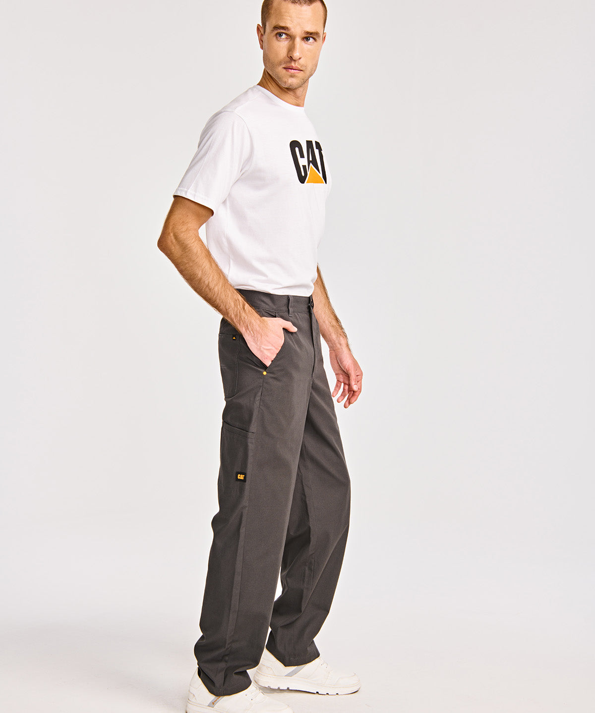 Pantalón Casual Hombre RELAXED TWILL UTILITY PANT Negro CAT