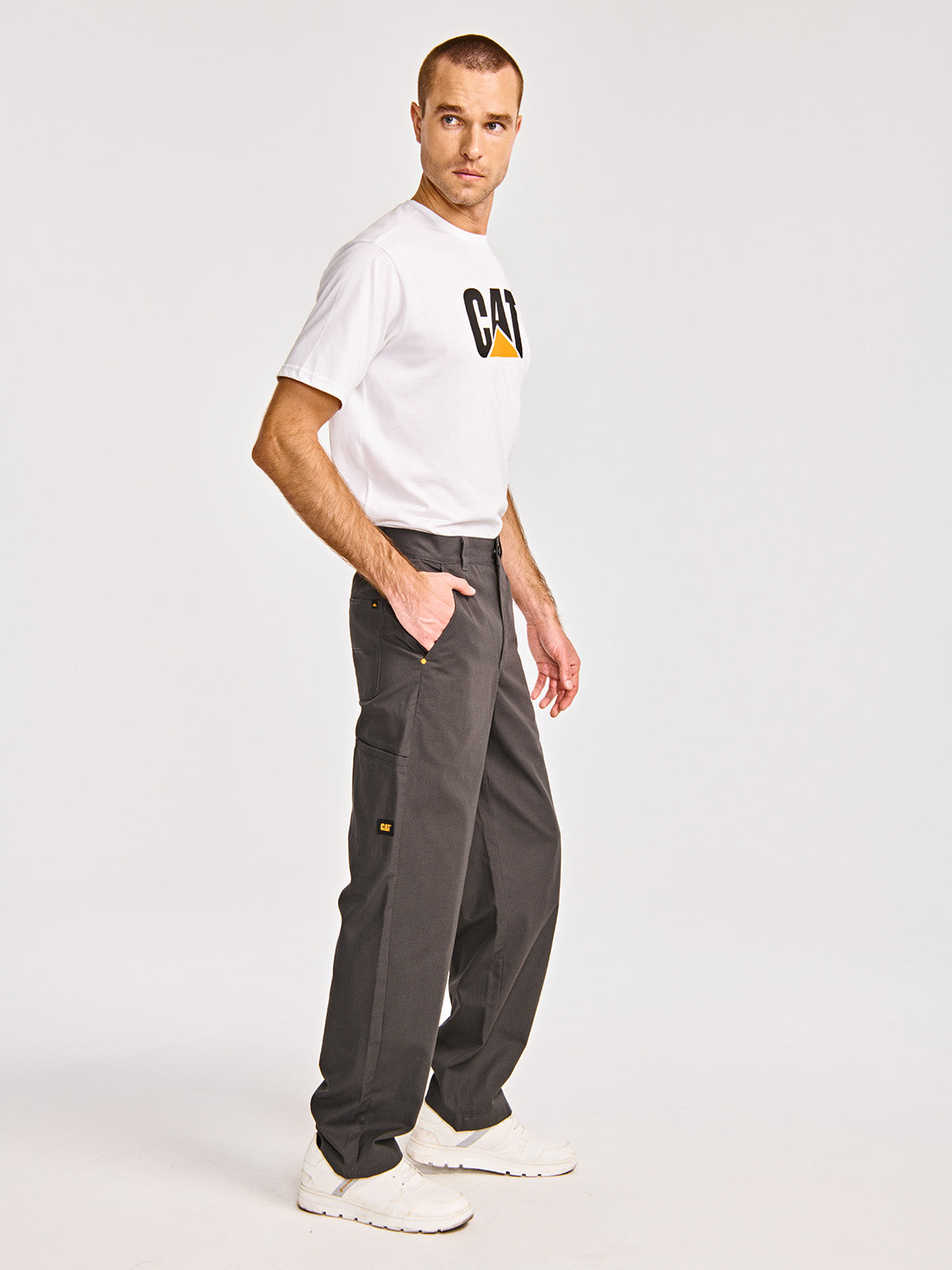 Pantalón Casual Hombre RELAXED TWILL UTILITY PANT Negro CAT