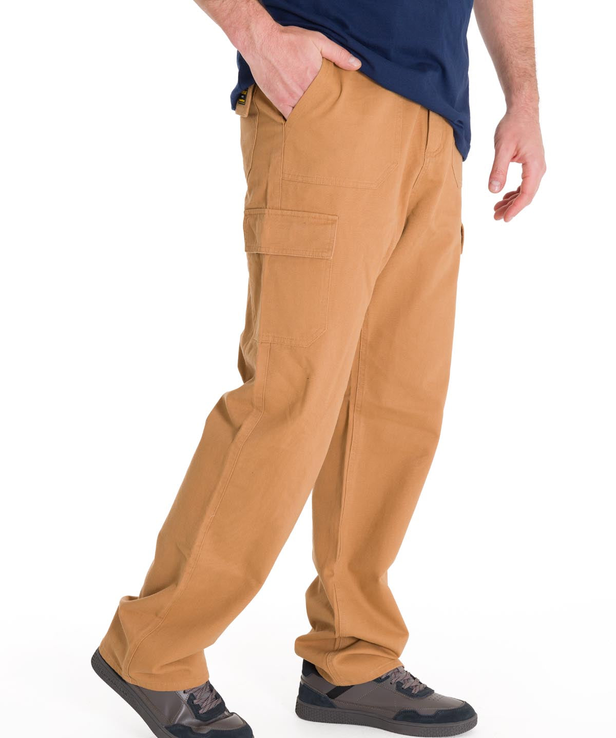 Pantalón Tiro Medio Hombre HERITAGE STRAIGHT CARGO UTILITY Café Cat