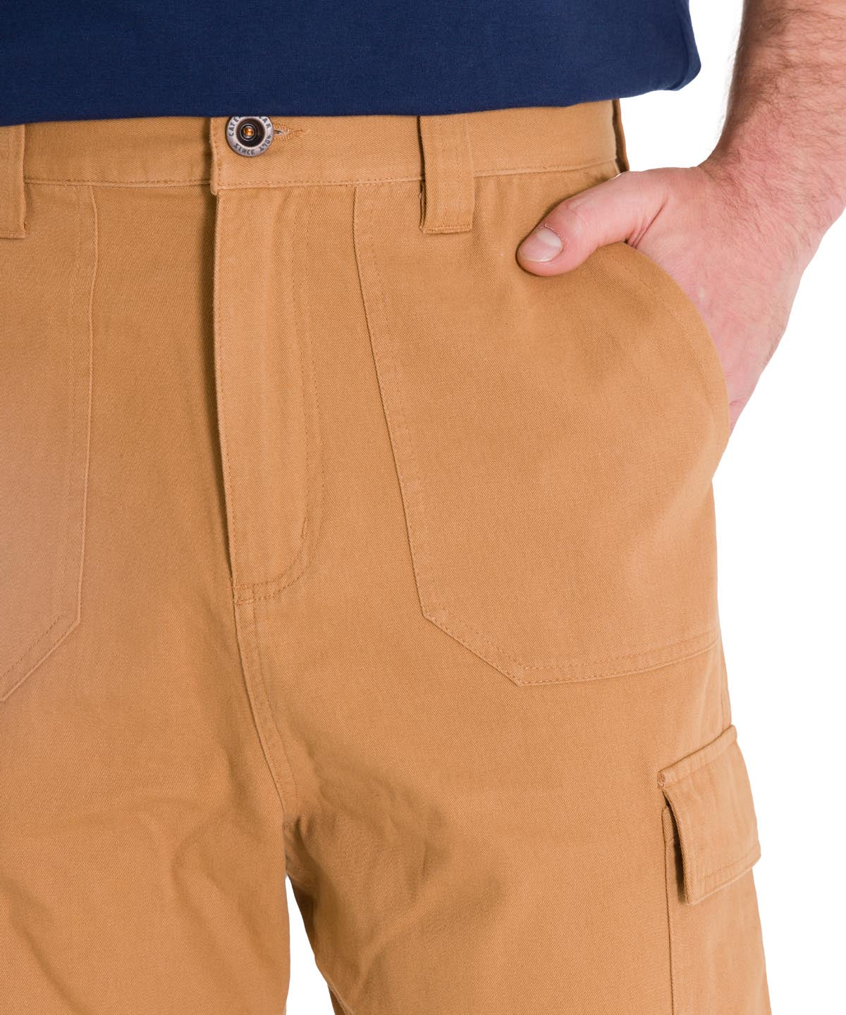 Pantalón Tiro Medio Hombre HERITAGE STRAIGHT CARGO UTILITY Café Cat