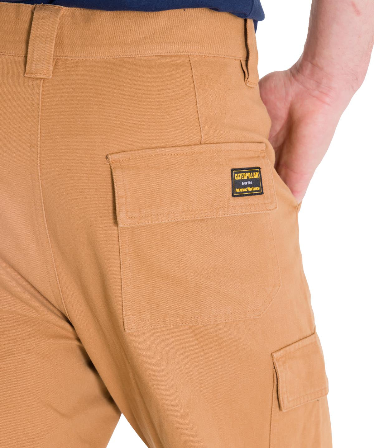Pantalón Tiro Medio Hombre HERITAGE STRAIGHT CARGO UTILITY Café Cat