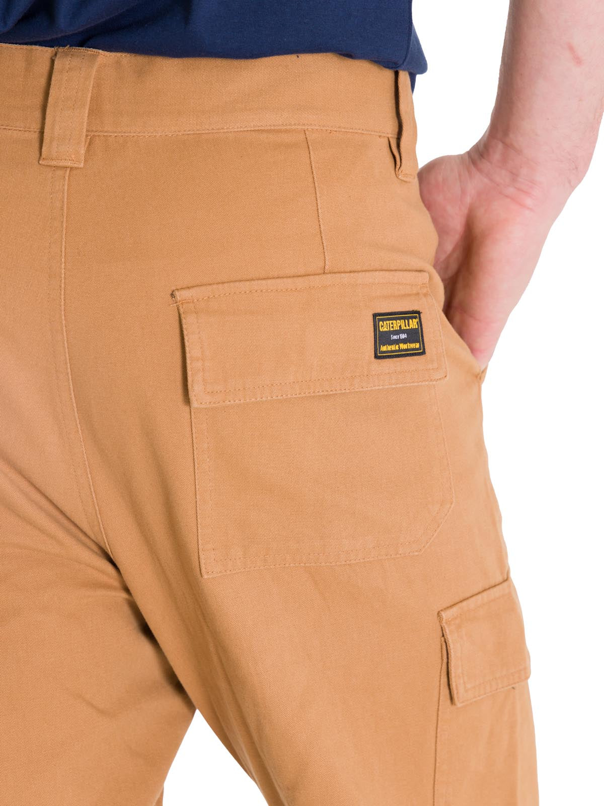 Pantalón Tiro Medio Hombre HERITAGE STRAIGHT CARGO UTILITY Café Cat
