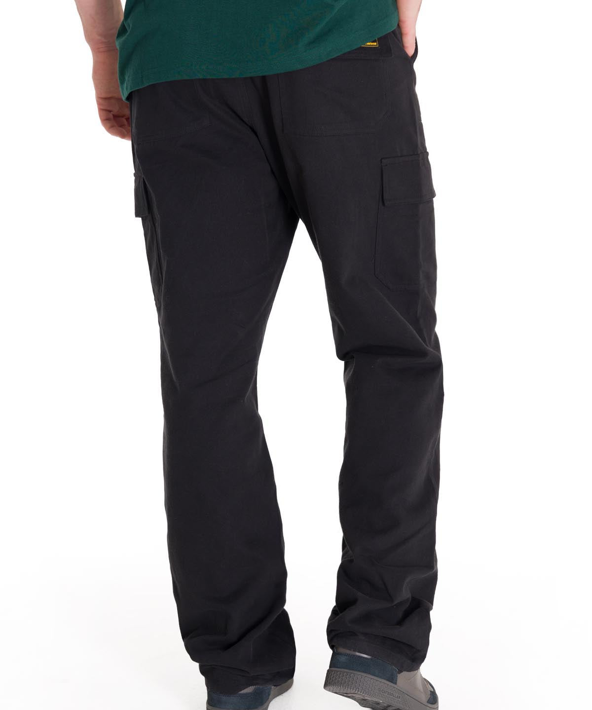 Pantalón Tiro Medio Hombre HERITAGE STRAIGHT CARGO UTILITY Negro Cat