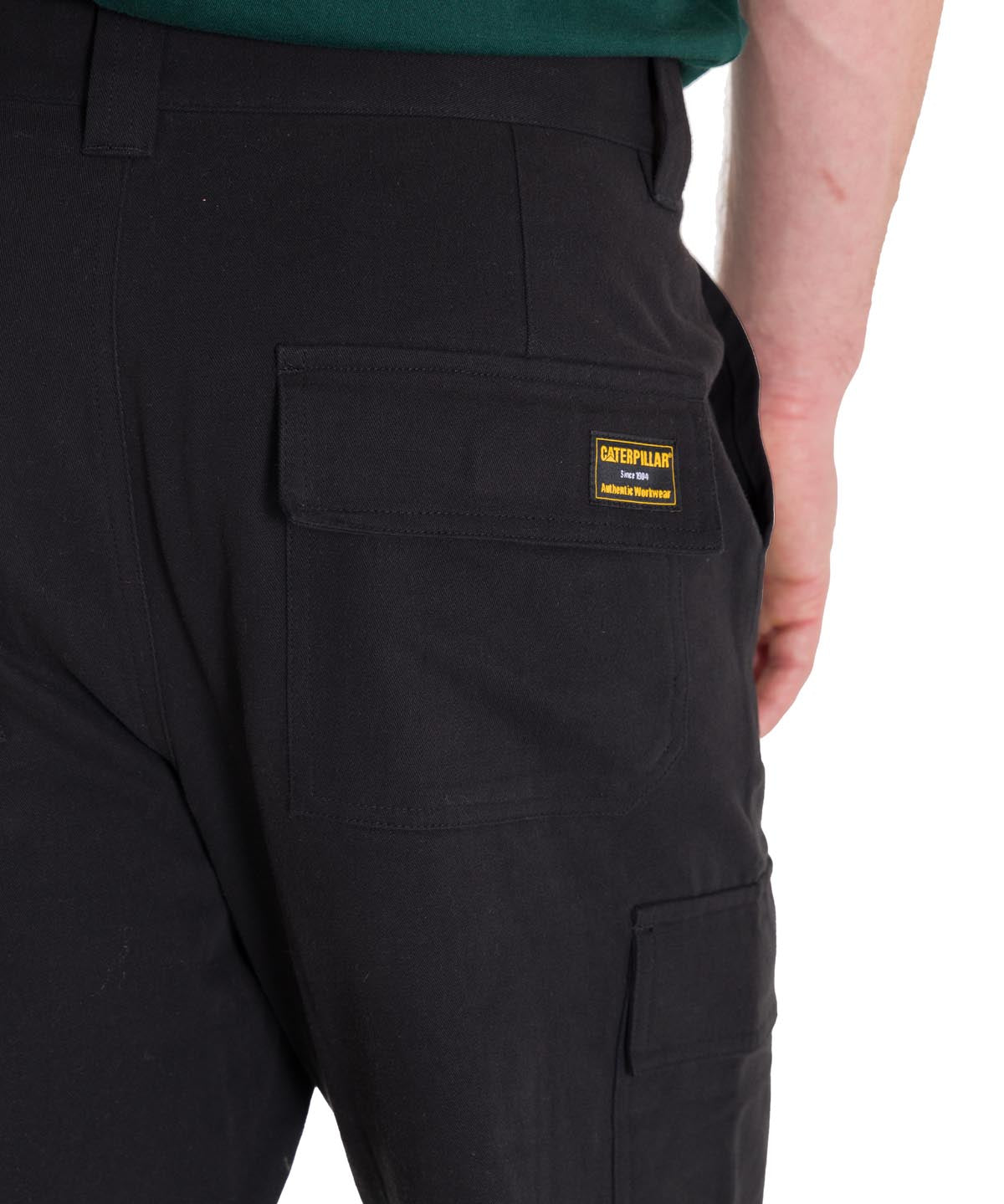 Pantalón Tiro Medio Hombre HERITAGE STRAIGHT CARGO UTILITY Negro Cat