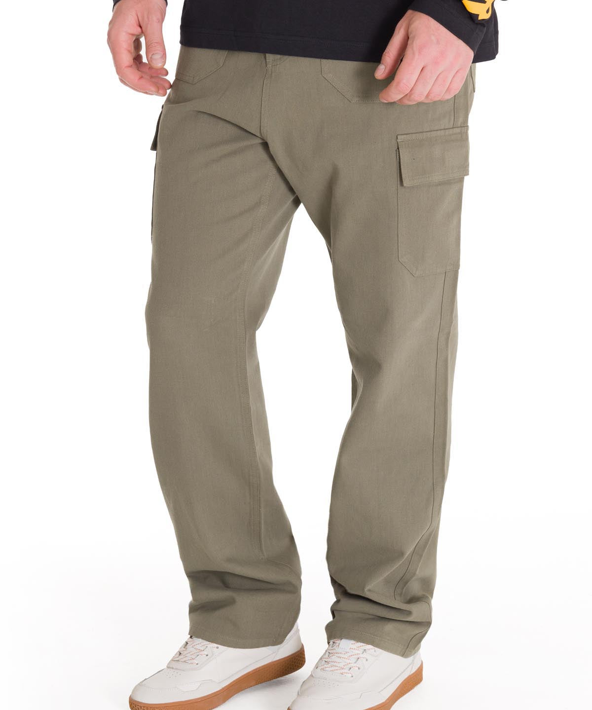 Pantalón Tiro Medio Hombre HERITAGE STRAIGHT CARGO UTILITY Oliva Cat
