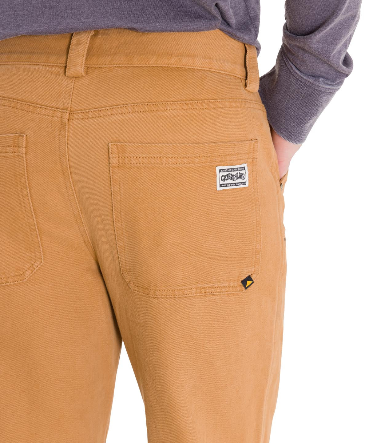 Pantalón Tiro Medio Hombre HERITAGE UNIFORM STRAIGHT DOUBLE FRONT Caramelo Cat