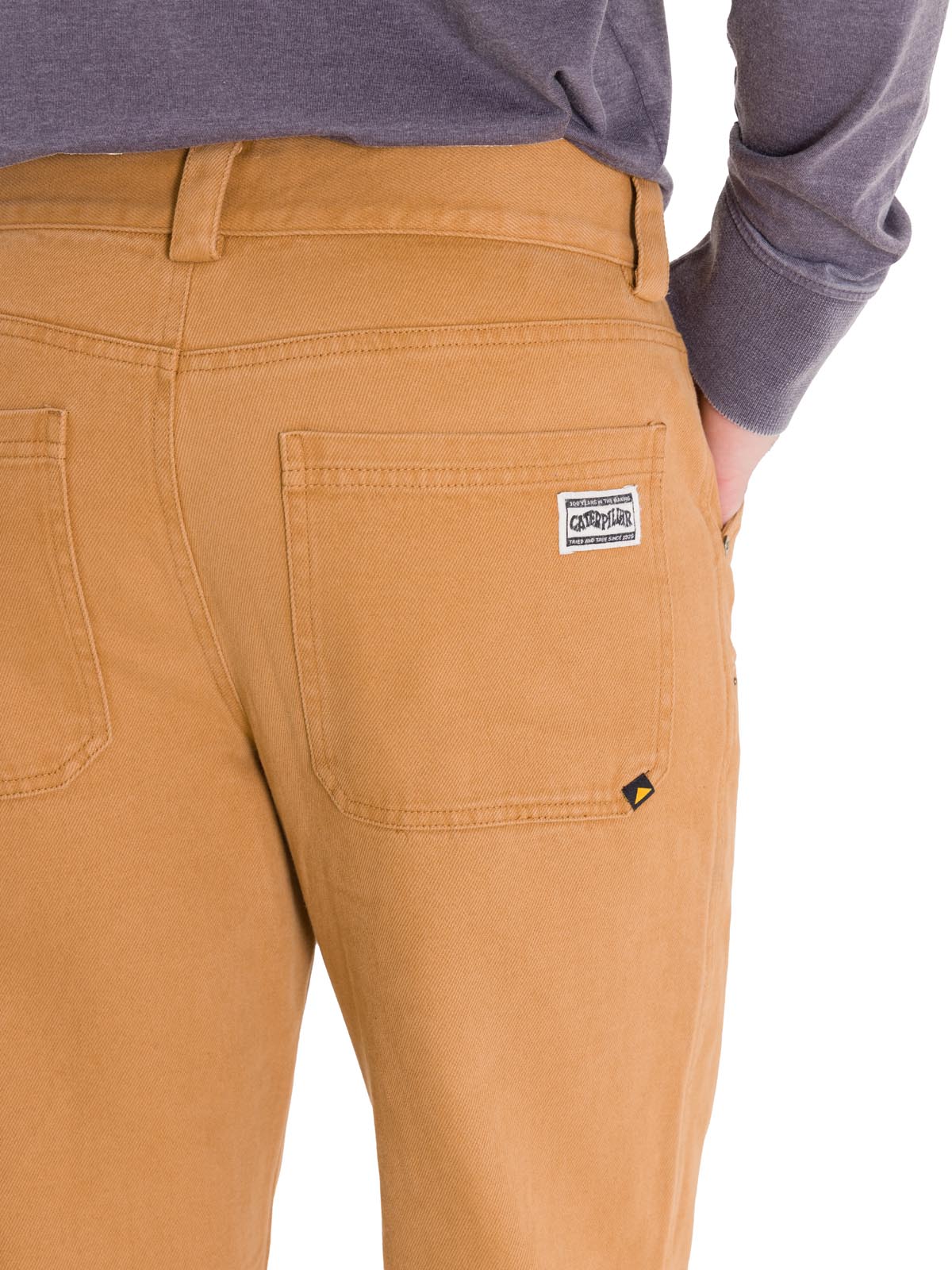 Pantalón Tiro Medio Hombre HERITAGE UNIFORM STRAIGHT DOUBLE FRONT Caramelo Cat