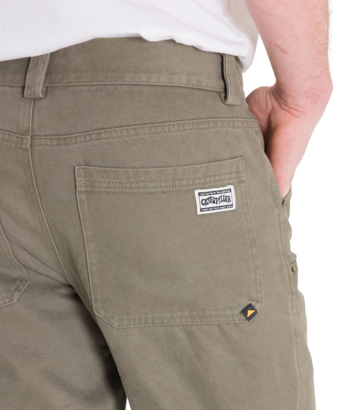 Pantalón Tiro Medio Hombre HERITAGE UNIFORM STRAIGHT DOUBLE FRONT Oliva Cat