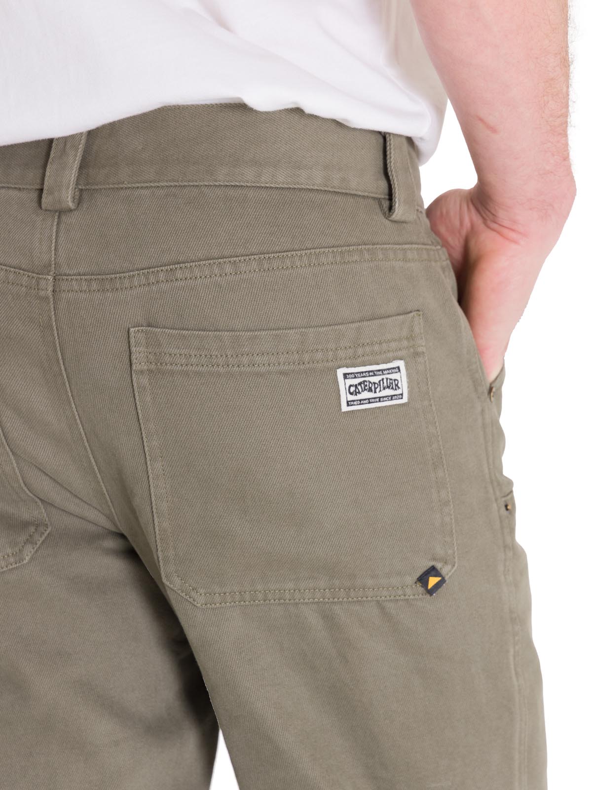 Pantalón Tiro Medio Hombre HERITAGE UNIFORM STRAIGHT DOUBLE FRONT Oliva Cat