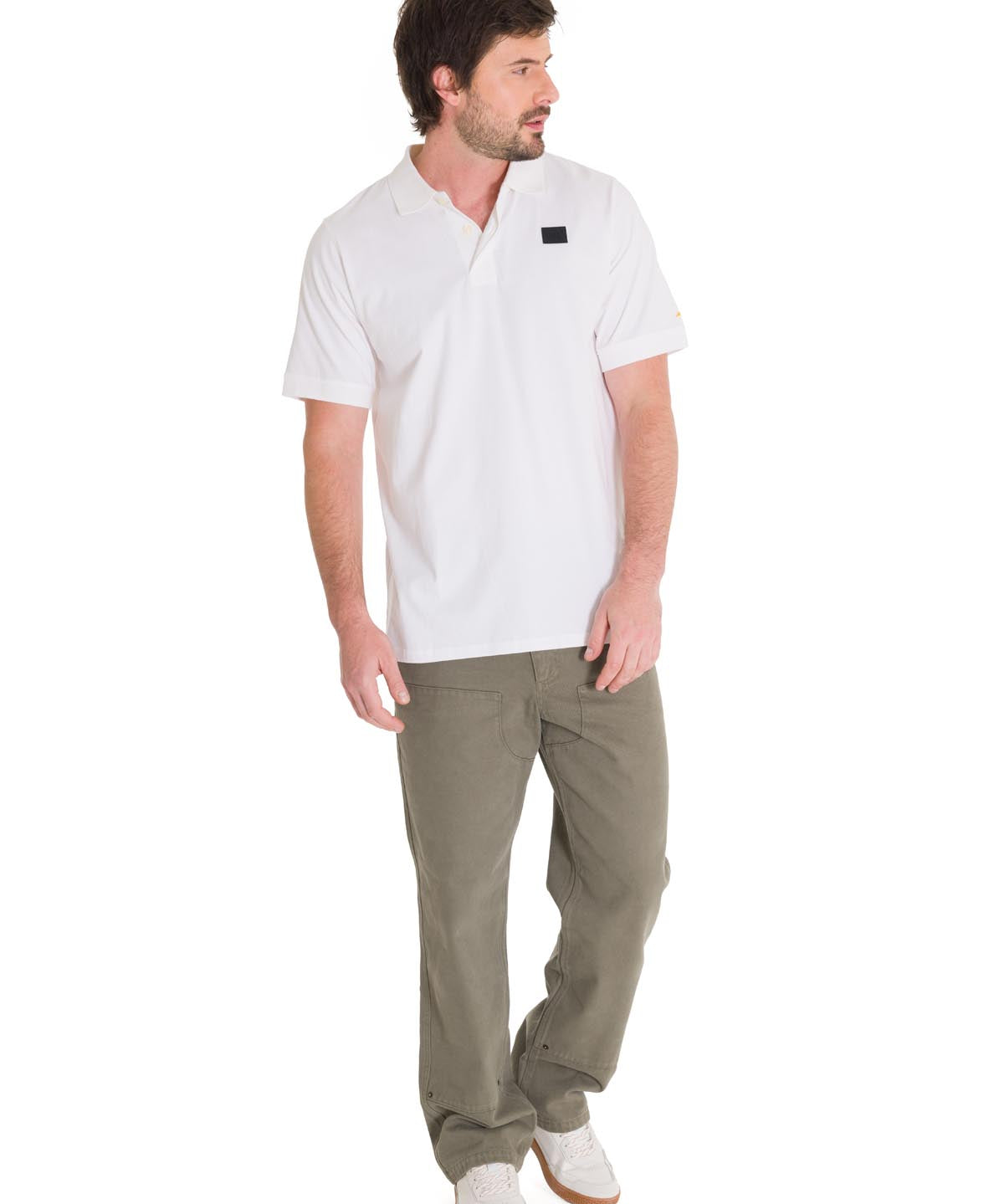 Pantalón Tiro Medio Hombre HERITAGE UNIFORM STRAIGHT DOUBLE FRONT Oliva Cat