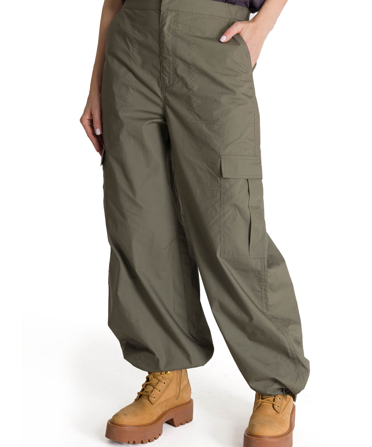 Pantalón Cargo Mujer Pull-On Oliva CAT
